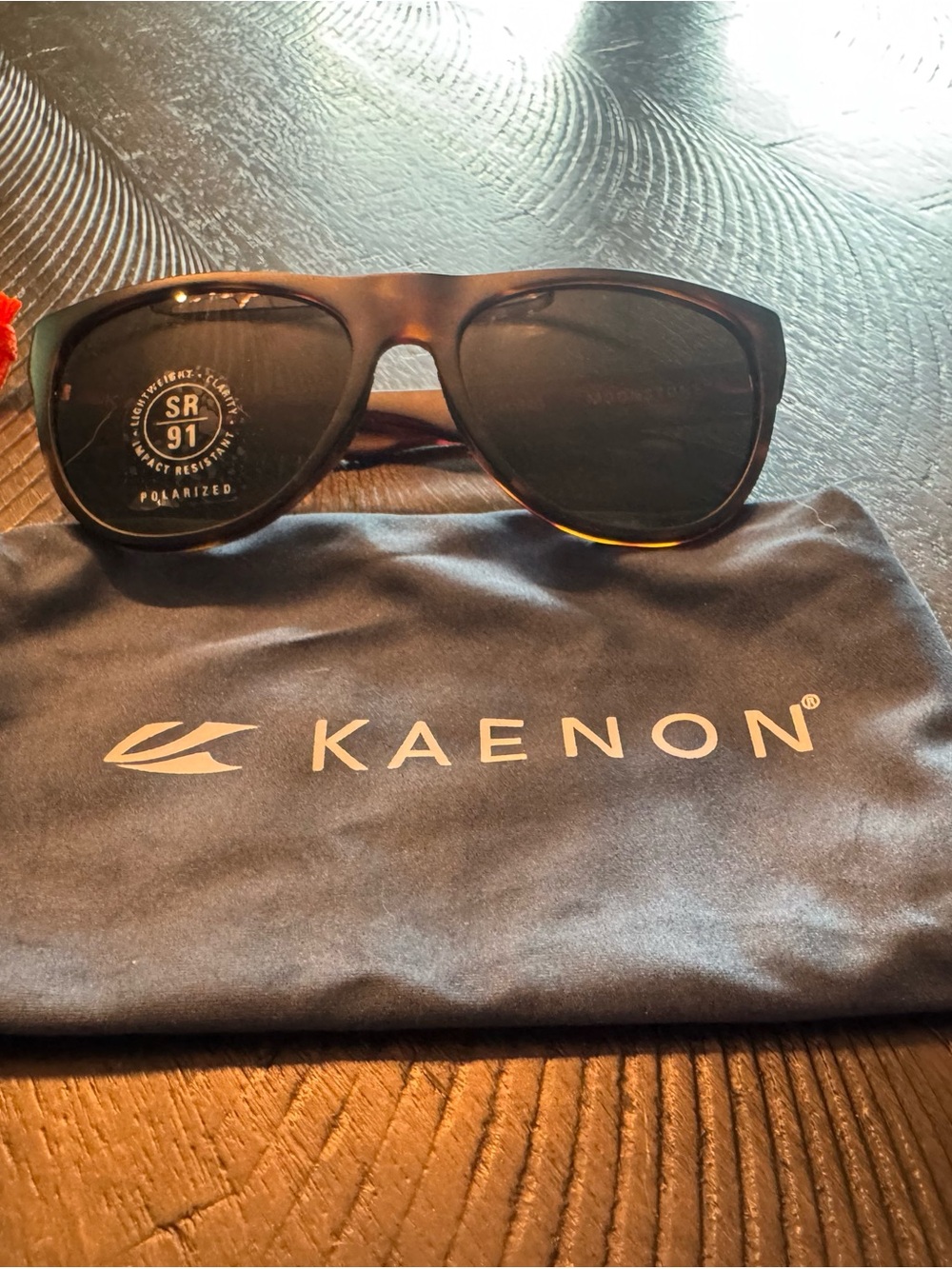 Kaenon unisex  Tortoise Polarized Sunglasses